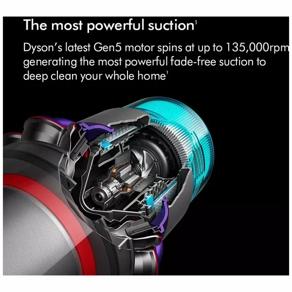 DYSON Gen5detect Absolute Cordless Vacuum Cleaner [Nickel & Purple]