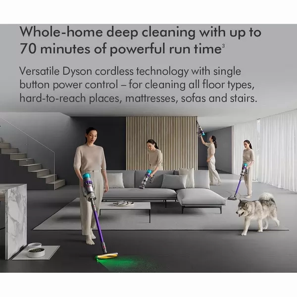 DYSON Gen5detect Absolute Cordless Vacuum Cleaner [Nickel & Purple]