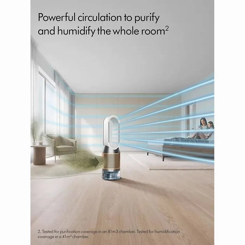 Dyson Humidify Cool PH04 Air Purifier, White/Copper