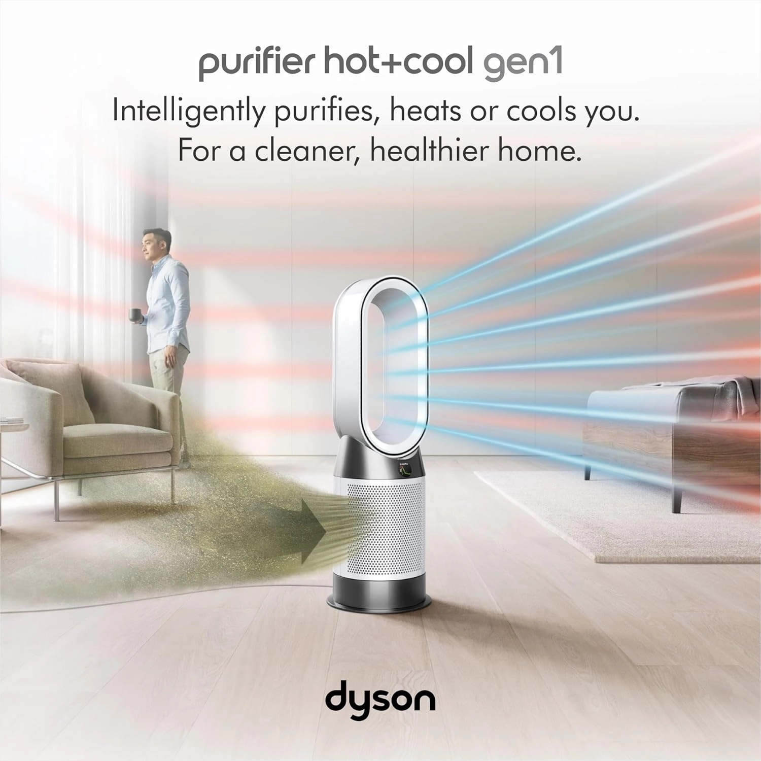 Dyson Purifier Hot Cool Gen1 HP10 purifying fan heater - Silver