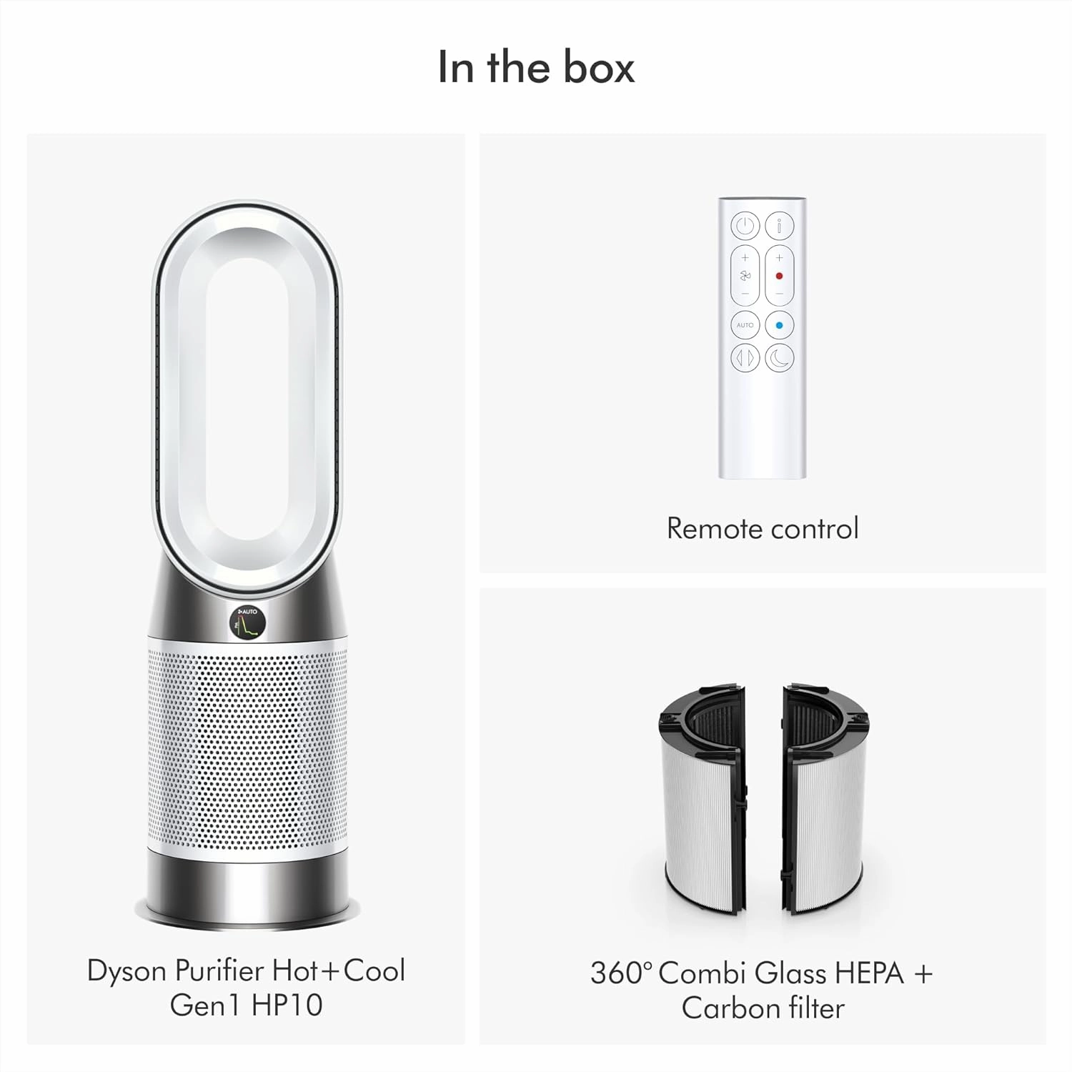 Dyson Purifier Hot Cool Gen1 HP10 purifying fan heater - Silver