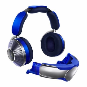 Dyson Zone Wireless Bluetooth Noise-Cancelling Air Purifying Headphones - Blue earbuds and headphones, true wireless earbuds, noise cancelling earbuds
