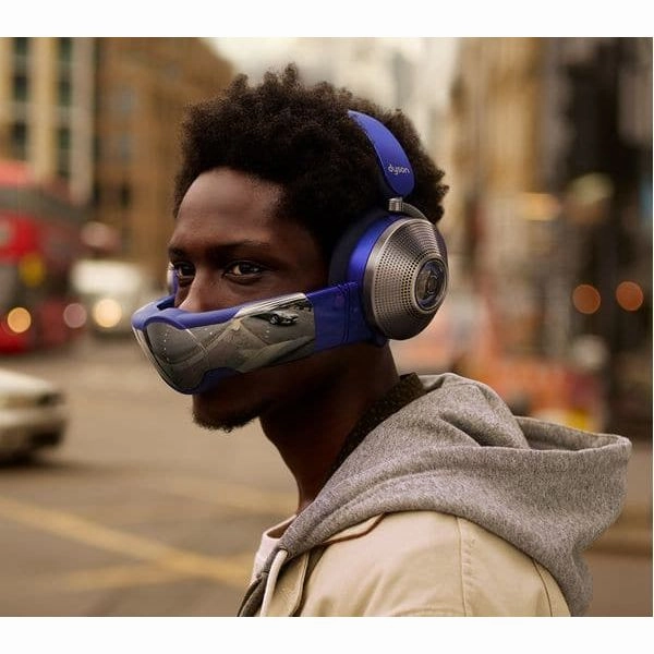 Dyson Zone Wireless Bluetooth Noise-Cancelling Air Purifying Headphones - Blue