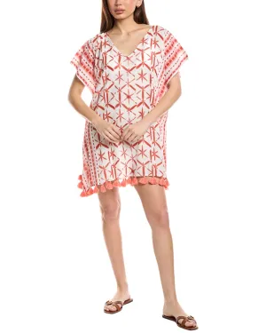 Echo Shibori Tassel Caftan
