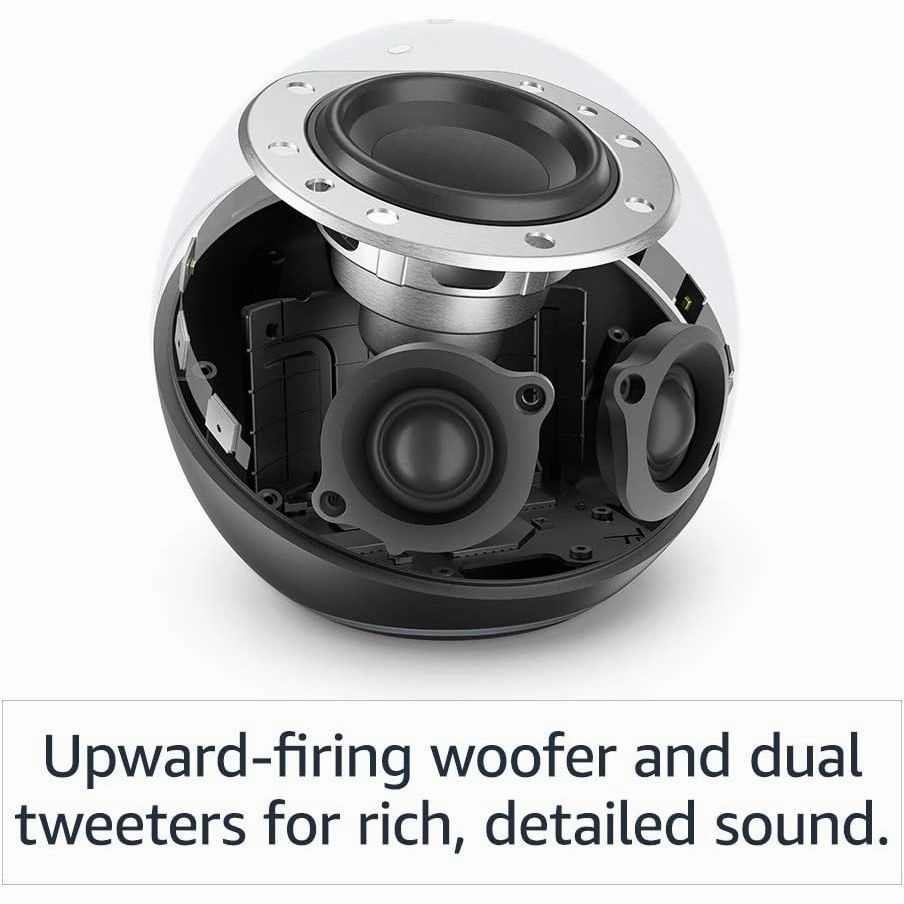 Echo (4th Gen) Smart Speaker with Alexa, Dolby Sound, Wi-Fi & Bluetooth - Charcoal