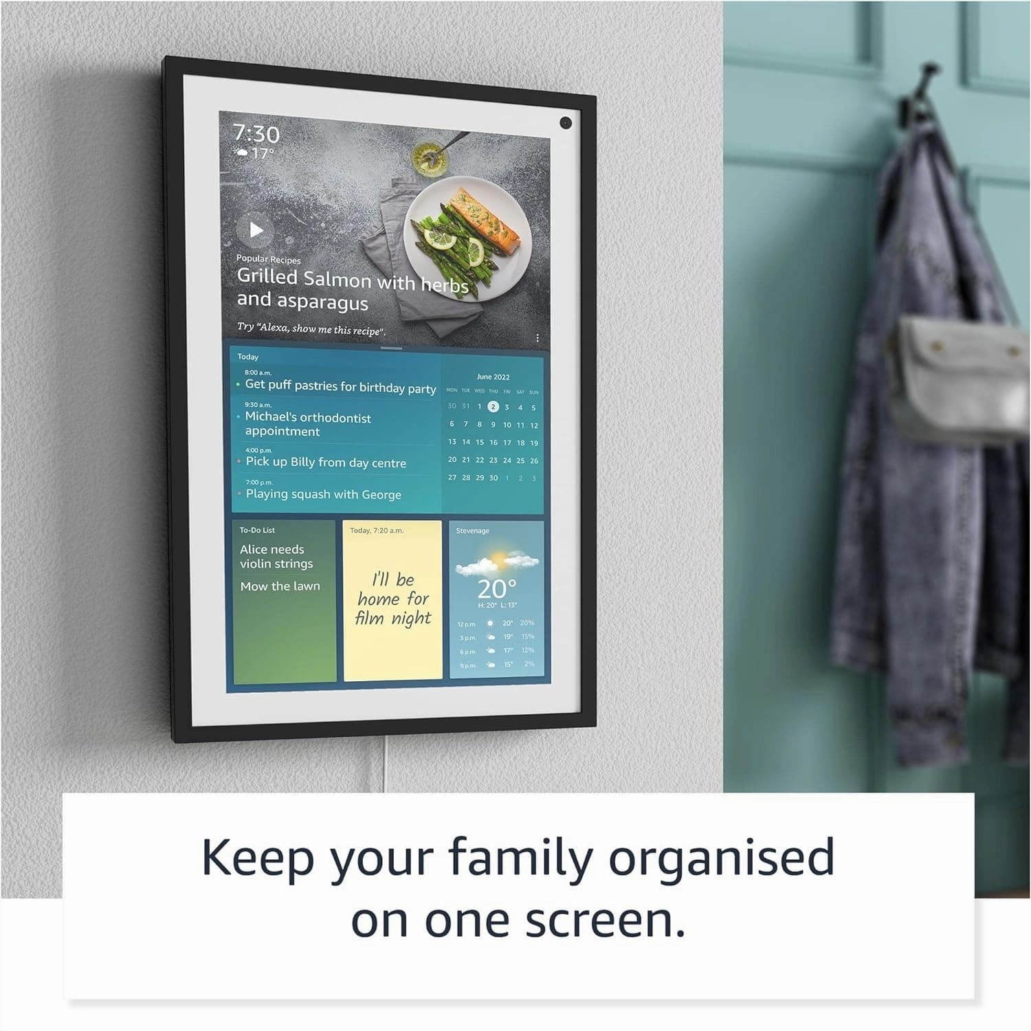 Echo Show 15 with Remote 15.6" Full HD Smart Display with Alexa & Fire TV Integration