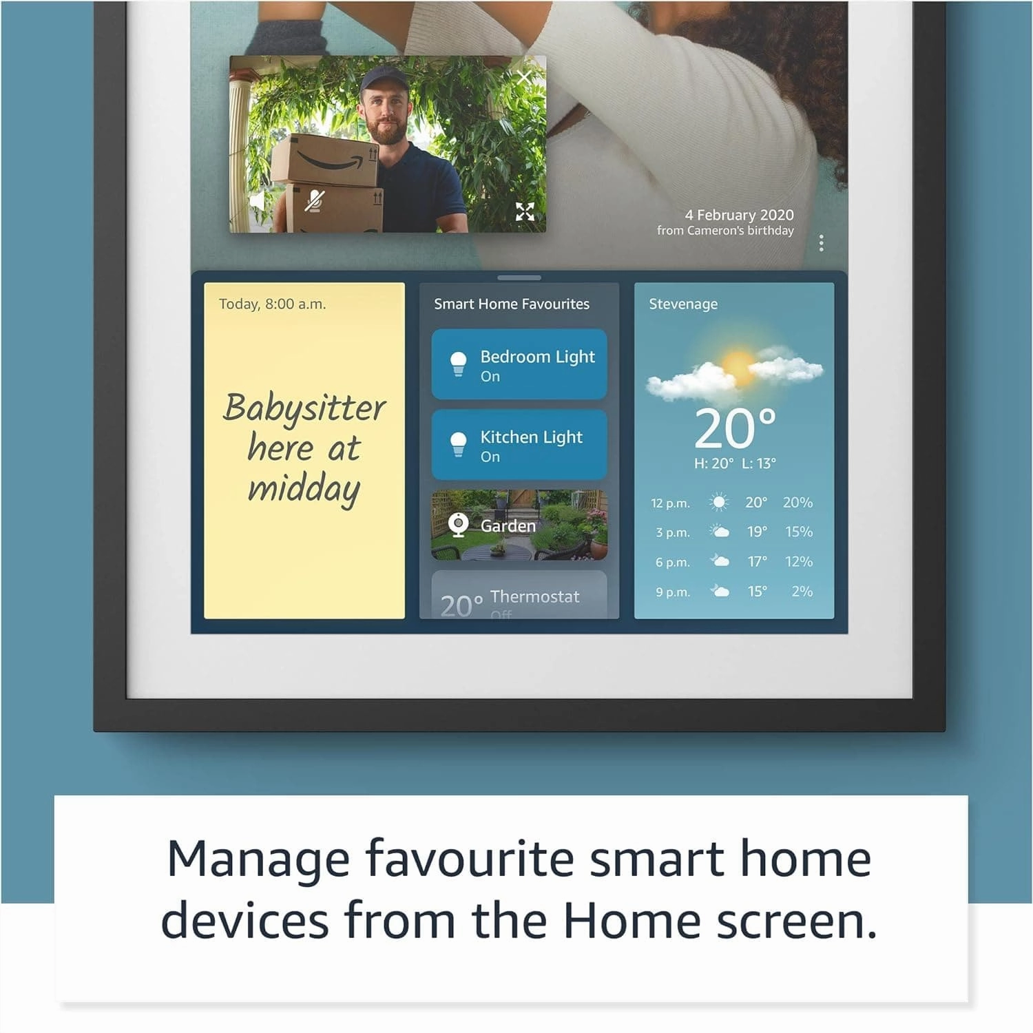 Echo Show 15 with Remote 15.6" Full HD Smart Display with Alexa & Fire TV Integration