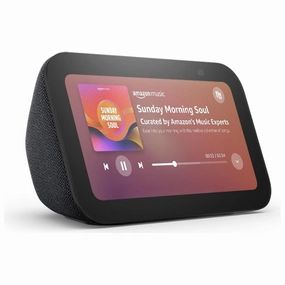 Echo Show 5 (3rd Gen, 2024) - Smart Display & Alarm Clock with Enhanced Sound, Charcoal xbox console, buy xbox series x, xbox accessories online