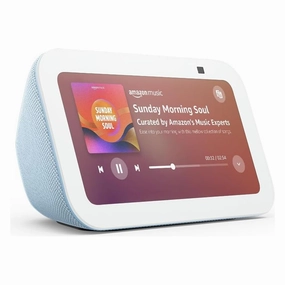 Echo Show 5 (Newest Gen) - Smart Display & Alarm Clock with Clearer Sound, Cloud Blue phone accessories, mobile phone cases, best charging cable