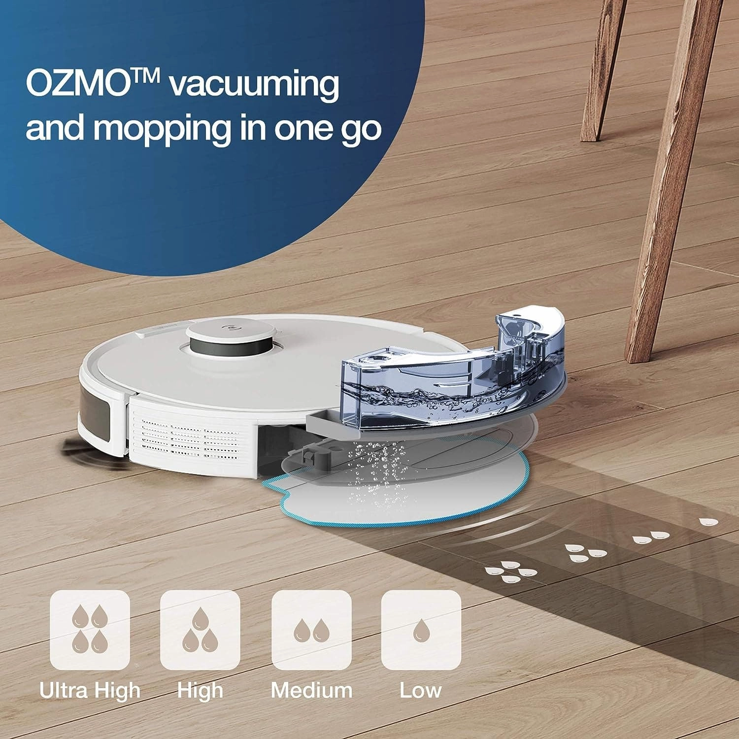 ECOVACS DEEBOT N8  Robot Vacuum Cleaner 2300Pa with OZMO Mop