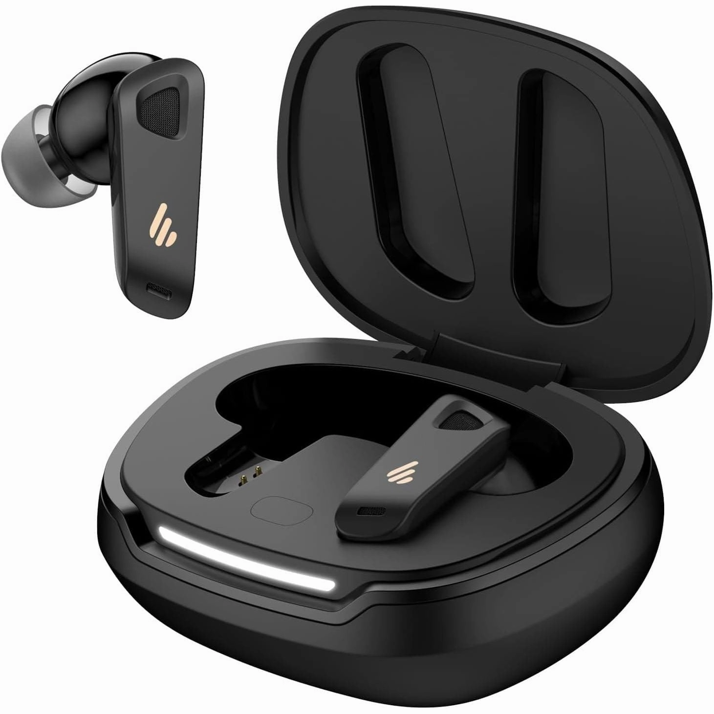 Edifier NeoBuds Pro 2 Multi-Channel Noise Cancelling Earbuds with Spatial Audio, Hi-Res Sound, LDAC & LHDC, Bluetooth 5.3, Fast Charging, 8 Mics for Clear Calls, Black bluetooth headphones, cheap wireless headphones, headphones with mic
