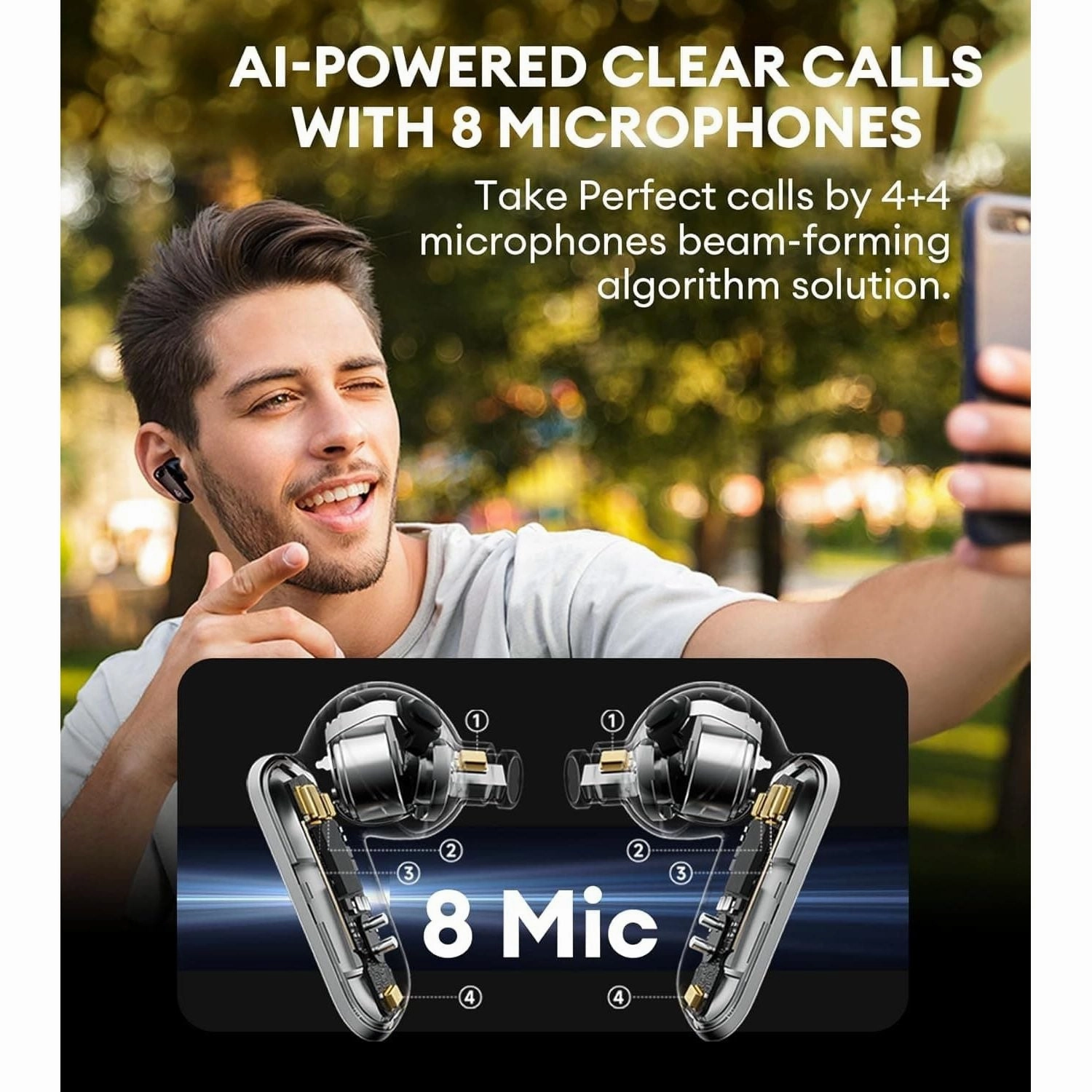 Edifier NeoBuds Pro 2 Multi-Channel Noise Cancelling Earbuds with Spatial Audio, Hi-Res Sound, LDAC & LHDC, Bluetooth 5.3, Fast Charging, 8 Mics for Clear Calls, Black