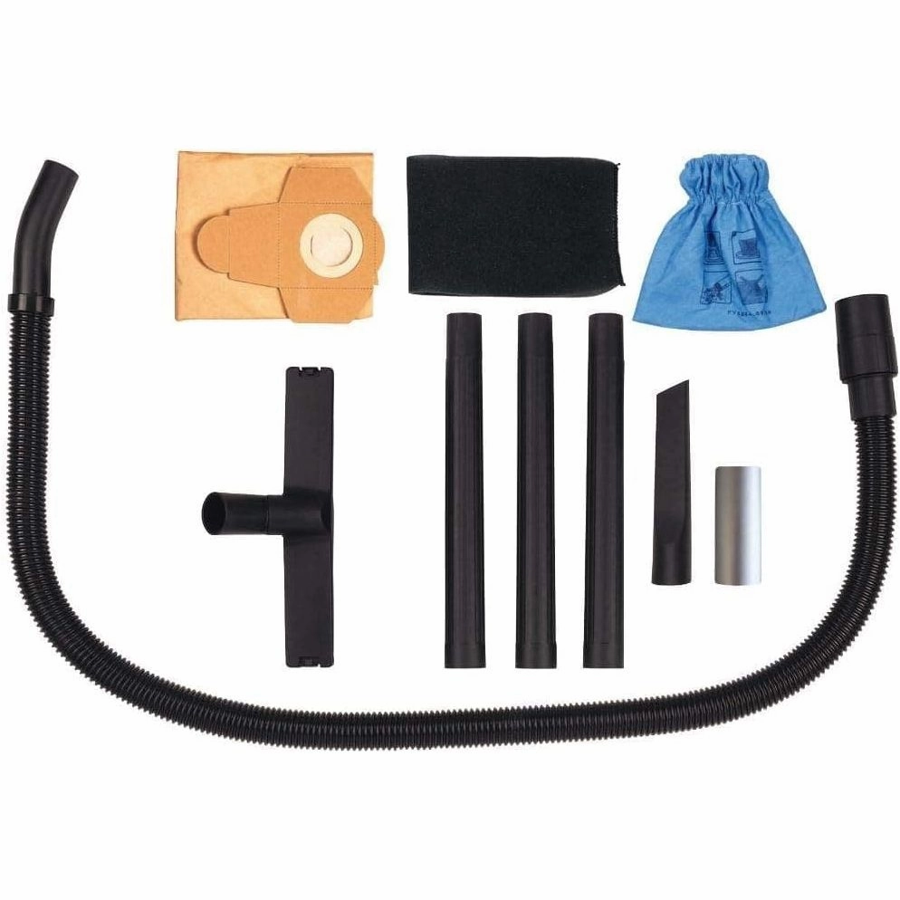 Einhell TC-VC 1820 S Wet and Dry Vacuum Cleaner - 1250 W, 20 L Stainless Steel Tank, Blow Connection, 4 Castors, 36 mm Suction Hose with Extension, Floor Nozzle, and Filters
