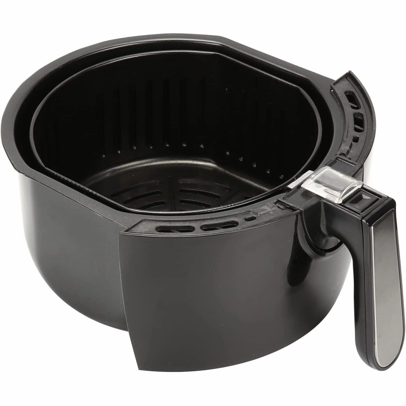 EMtronics EMDAF9LD Dual Air Fryer Extra Large Family Size Double XL 9 Litre Digital with 12 Pre-Set Menus for Oil Free & Low Fat Healthy Cooking, 60-Minute Timer - Black