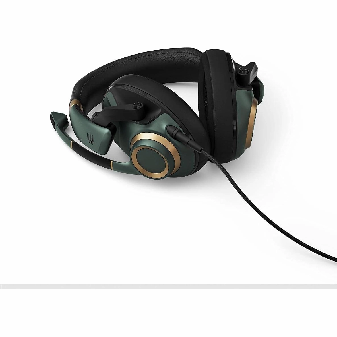 EPOS H6Pro - Closed Acoustic Gaming Headset with Mic - Over-Ear Headset  Lightweight - Lift-to-Mute - Xbox - PS4 - PS5 - PC/Windows [Green]