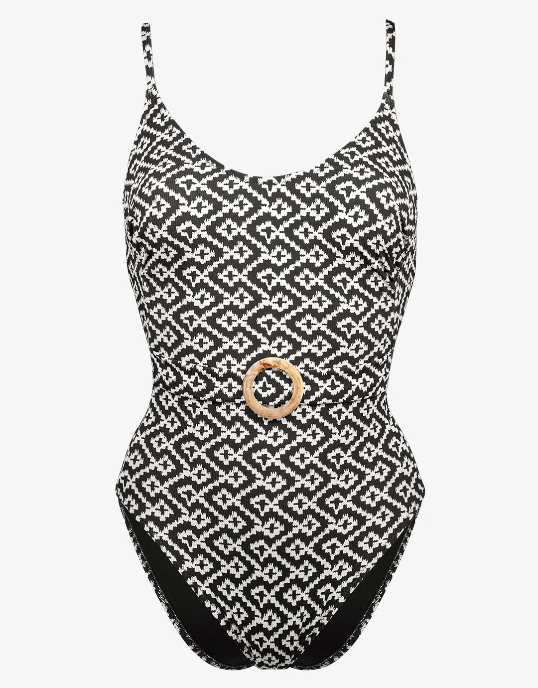 Ethno Craft Swimsuit - Black Canvas