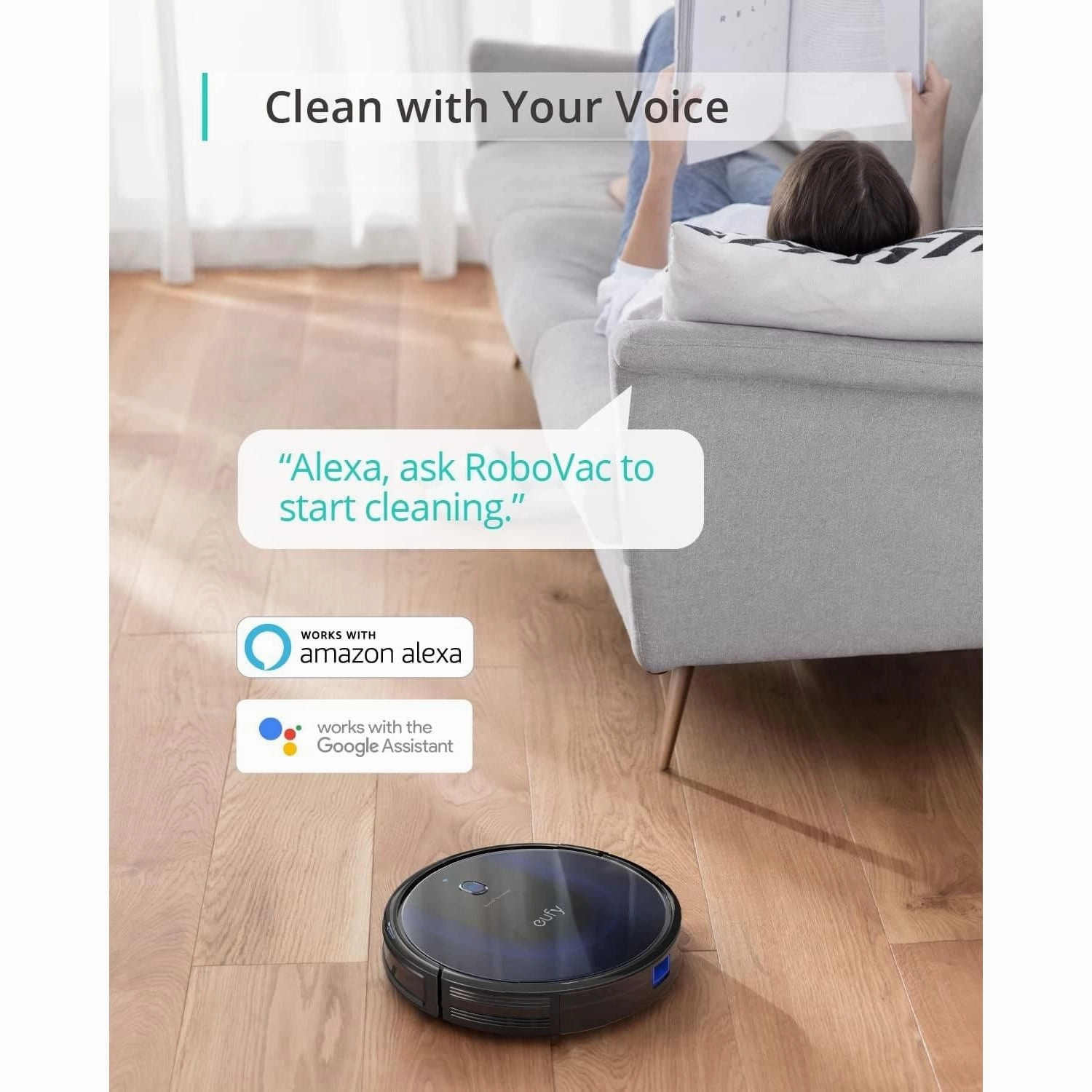 eufy BoostIQ RoboVac 15C MAX Robot Vacuum Cleaner, Wi-Fi Connected, Super Thin, Powerful Suction, Quiet, Self-Charging Robotic Vacuum Cleaner, Cleans Hard Floors to Medium-Pile Carpets