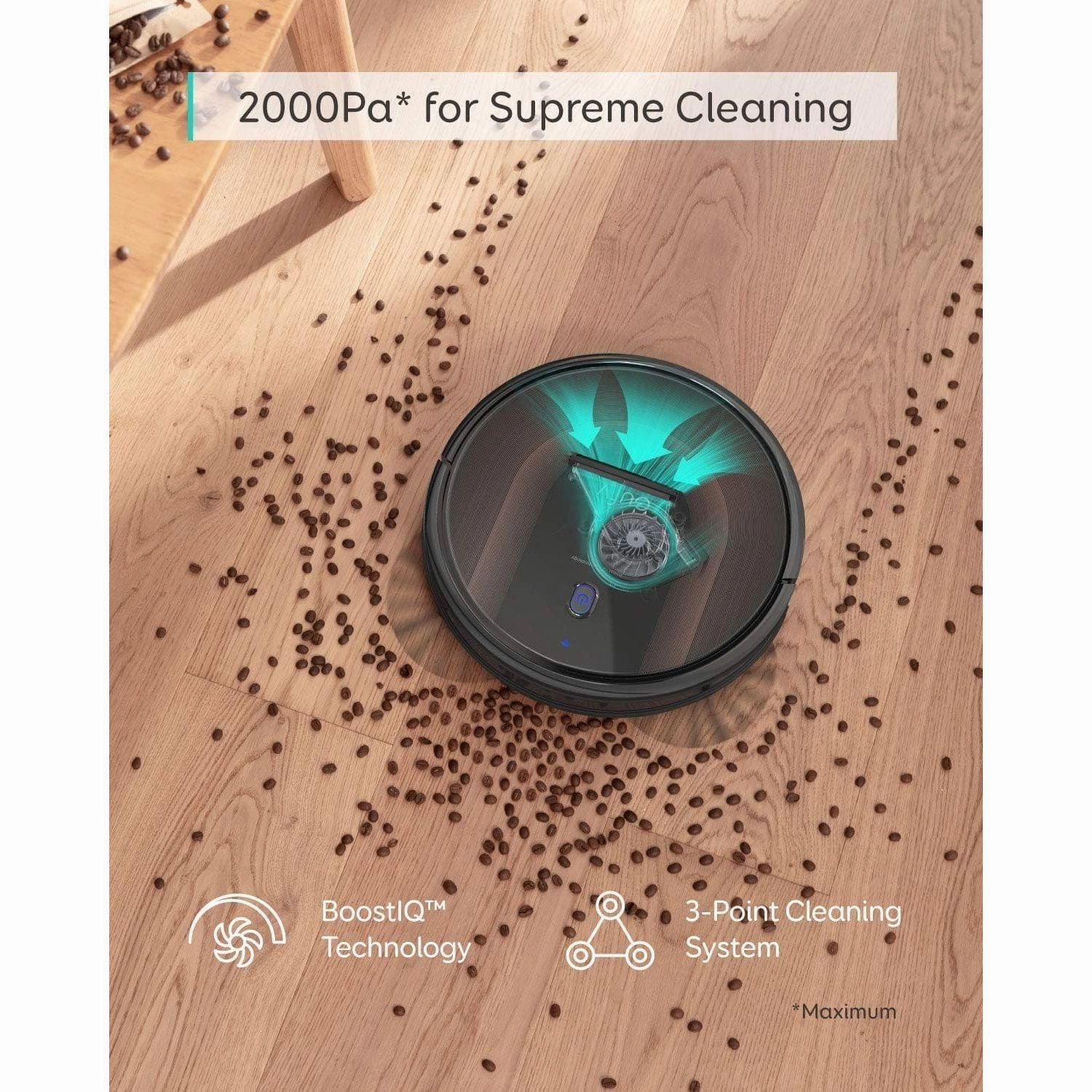 Eufy BoostIQ RoboVac 30C MAX, Robot Vacuum Cleaner - 2000Pa Suction