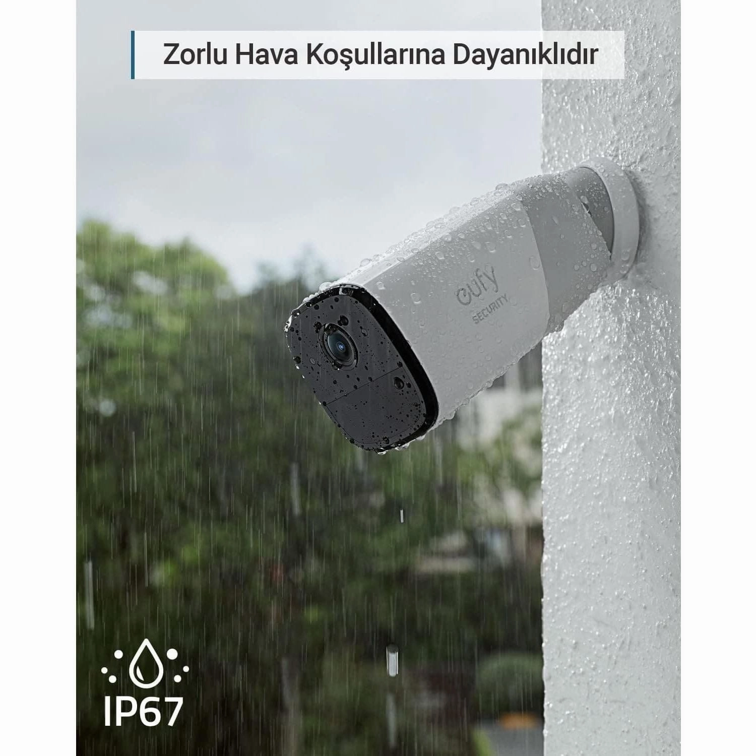 eufy eufyCam 2 Pro Bullet IP security camera Indoor & outdoor 2048 x 1080 pixels Wall