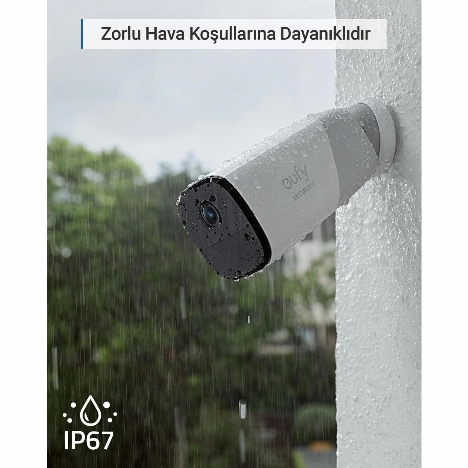 eufy eufyCam 2 Pro Bullet IP security camera Indoor & outdoor 2048 x 1080 pixels Wall