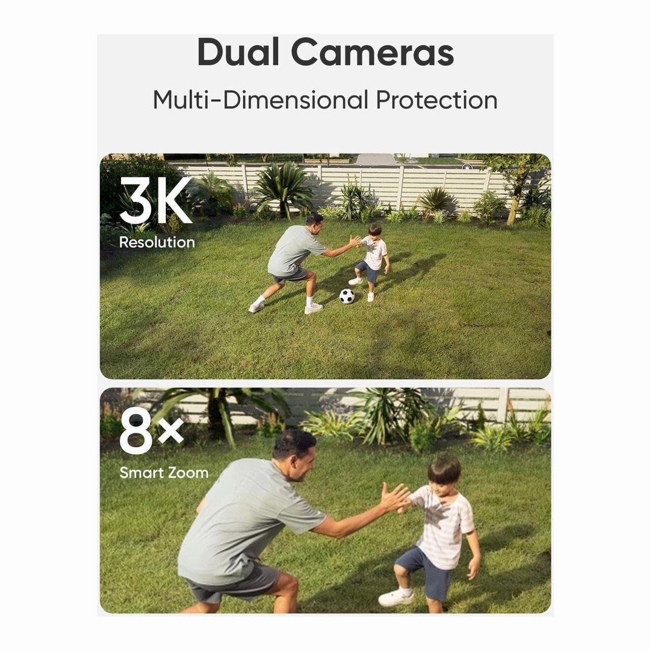 eufy Floodlight E340  3K & 2K Wi-Fi Security Camera