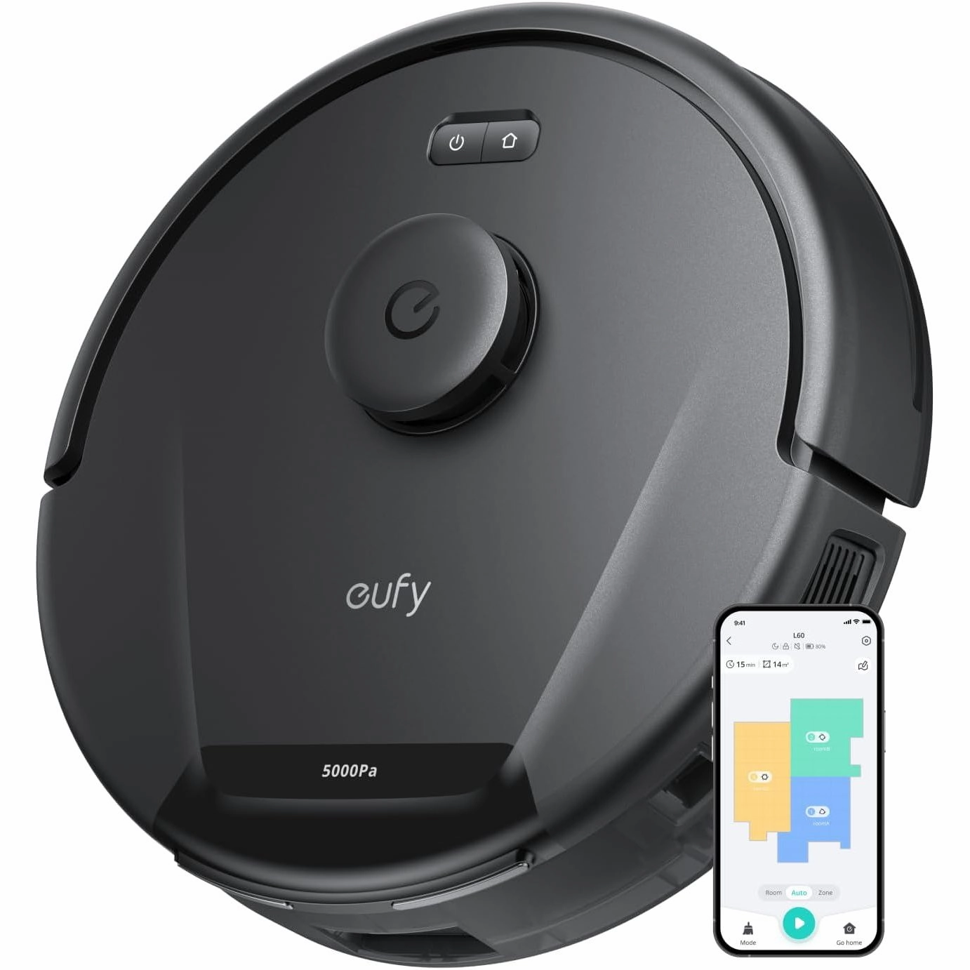 eufy L60 Robot Vacuum Cleaner, Ultra Strong 5,000 Pa, iPath Laser Navigation - Model T2267 phone accessories, mobile phone cases, best charging cable