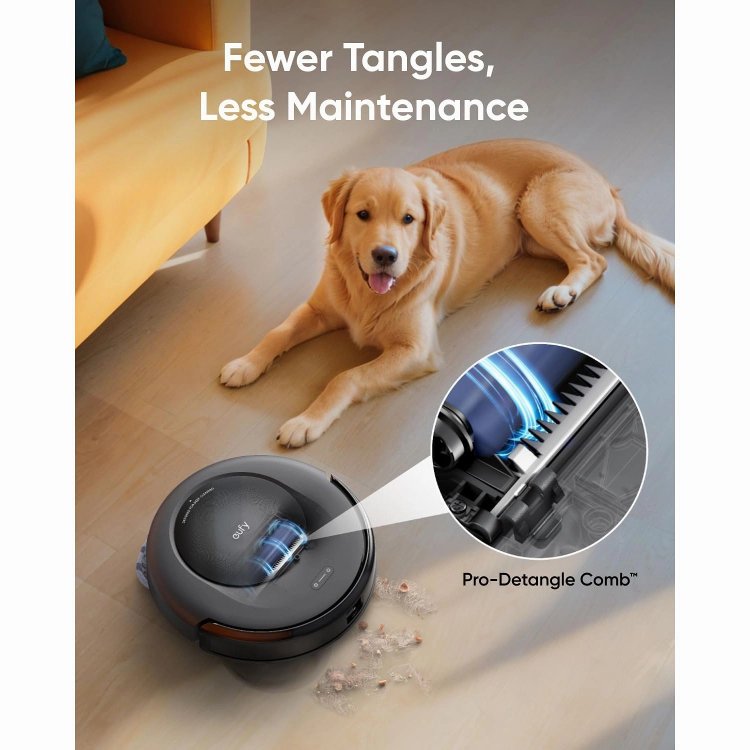 eufy Omni C20 Robot Vacuum and Mop  All-in-One Station, 7,000 Pa Suction, Ultra-Slim 3.35-Inch Design, Auto Emptying, Mop Washing & Drying, Mop Lifting, Carpet Detection for Hands-Free Cleaning