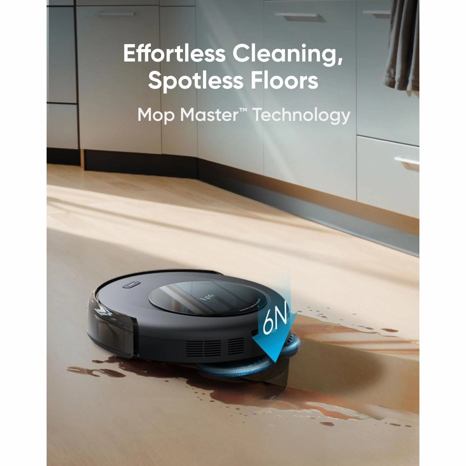 eufy Omni C20 Robot Vacuum and Mop  All-in-One Station, 7,000 Pa Suction, Ultra-Slim 3.35-Inch Design, Auto Emptying, Mop Washing & Drying, Mop Lifting, Carpet Detection for Hands-Free Cleaning