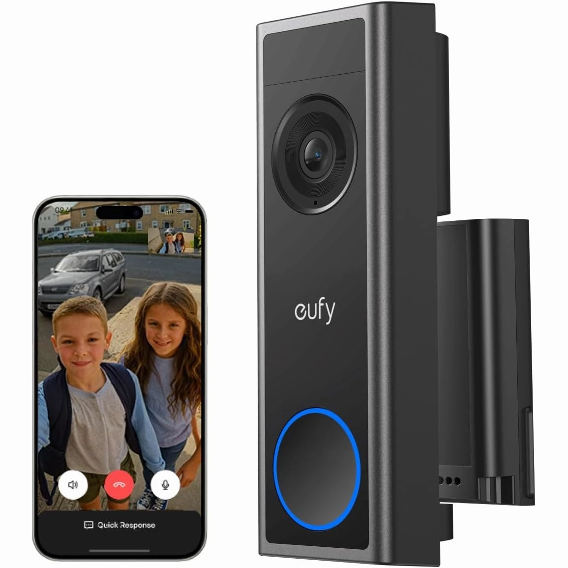 eufy Security Video Doorbell C31, 2K FHD, Battery/Hardwire, Live Video Call, Human Motion Detection xbox console, buy xbox series x, xbox accessories online