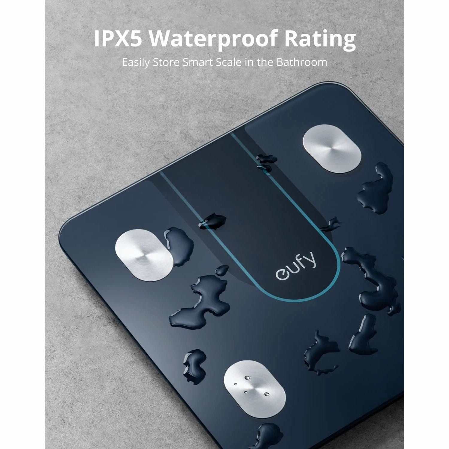 eufy Smart Scale P2, Digital Bathroom Scale with Wi-Fi, Bluetooth, IPX5 Waterproof