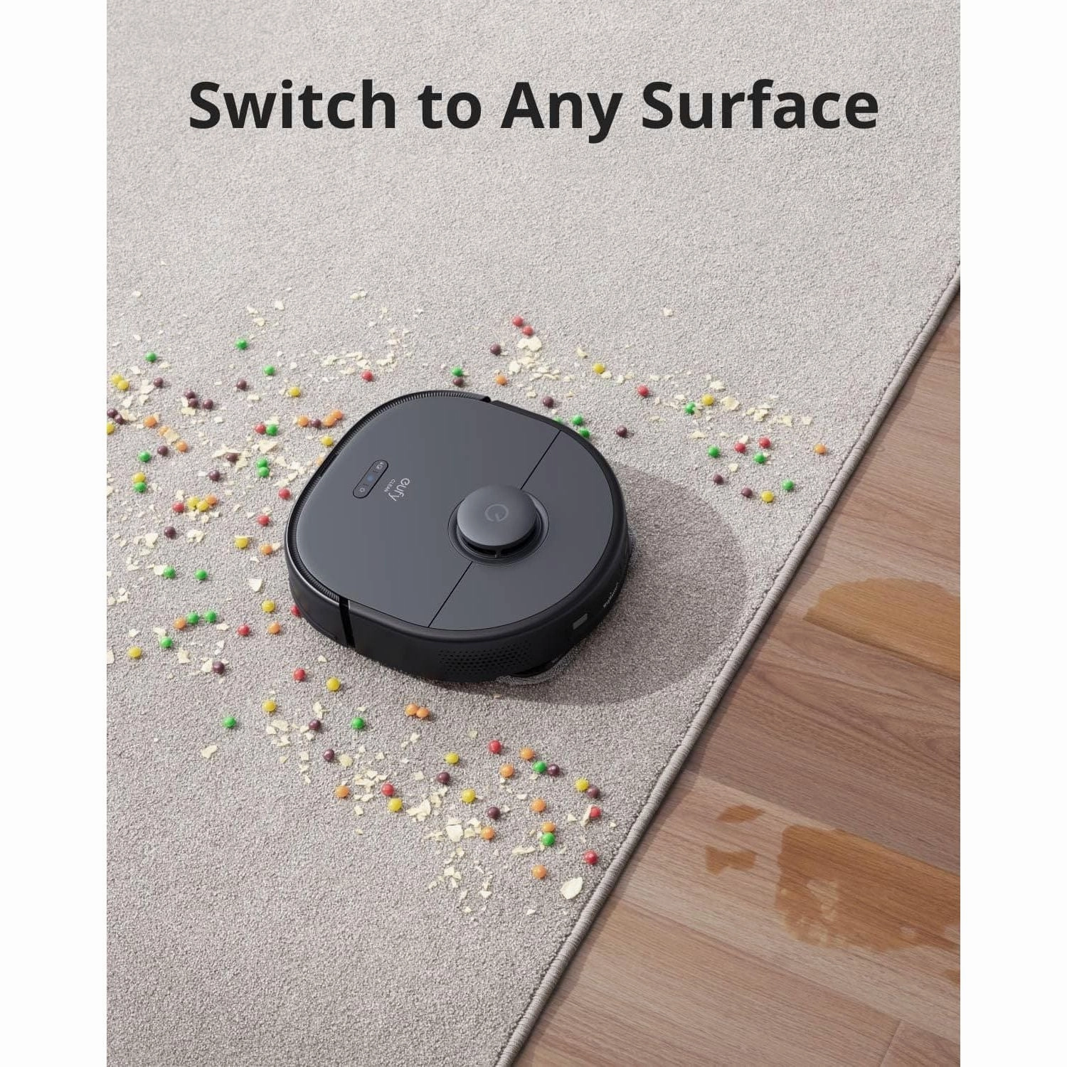 eufy X9 Pro Robot Vacuum Cleaner with MopMaster Adaptive Pressure Cleaning, 2 Rotating Mops, Carpet Detection with 12 mm Auto-Lifting and Clean Station, 5500Pa Suction, AI Obstacle Avoidance