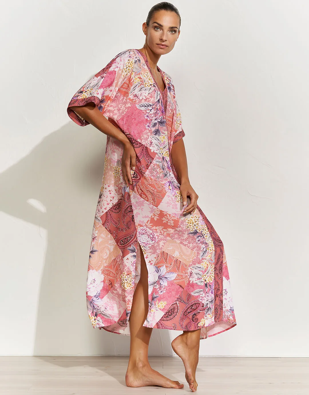Euphoria Maxi Kaftan - Rose Infusion
