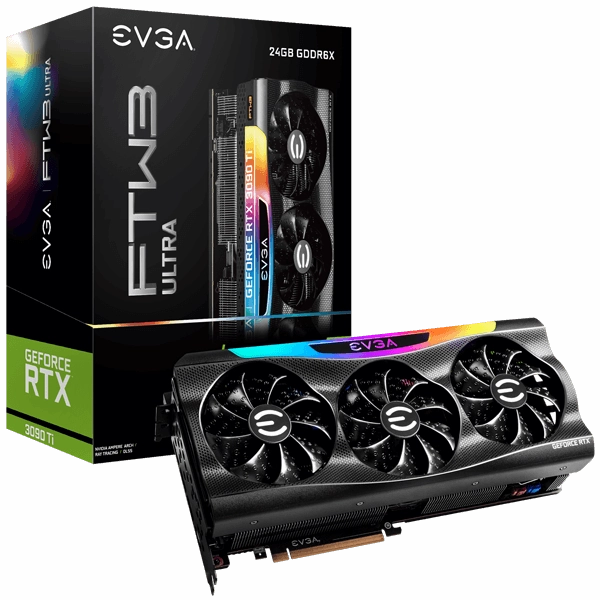 EVGA GeForce RTX 3090 Ti FTW3 Ultra Gaming - 24GB GDDR6X, iCX3 Cooling, ARGB LED, Backplate, Free eLeash computing devices, pc accessories, cheap computer online