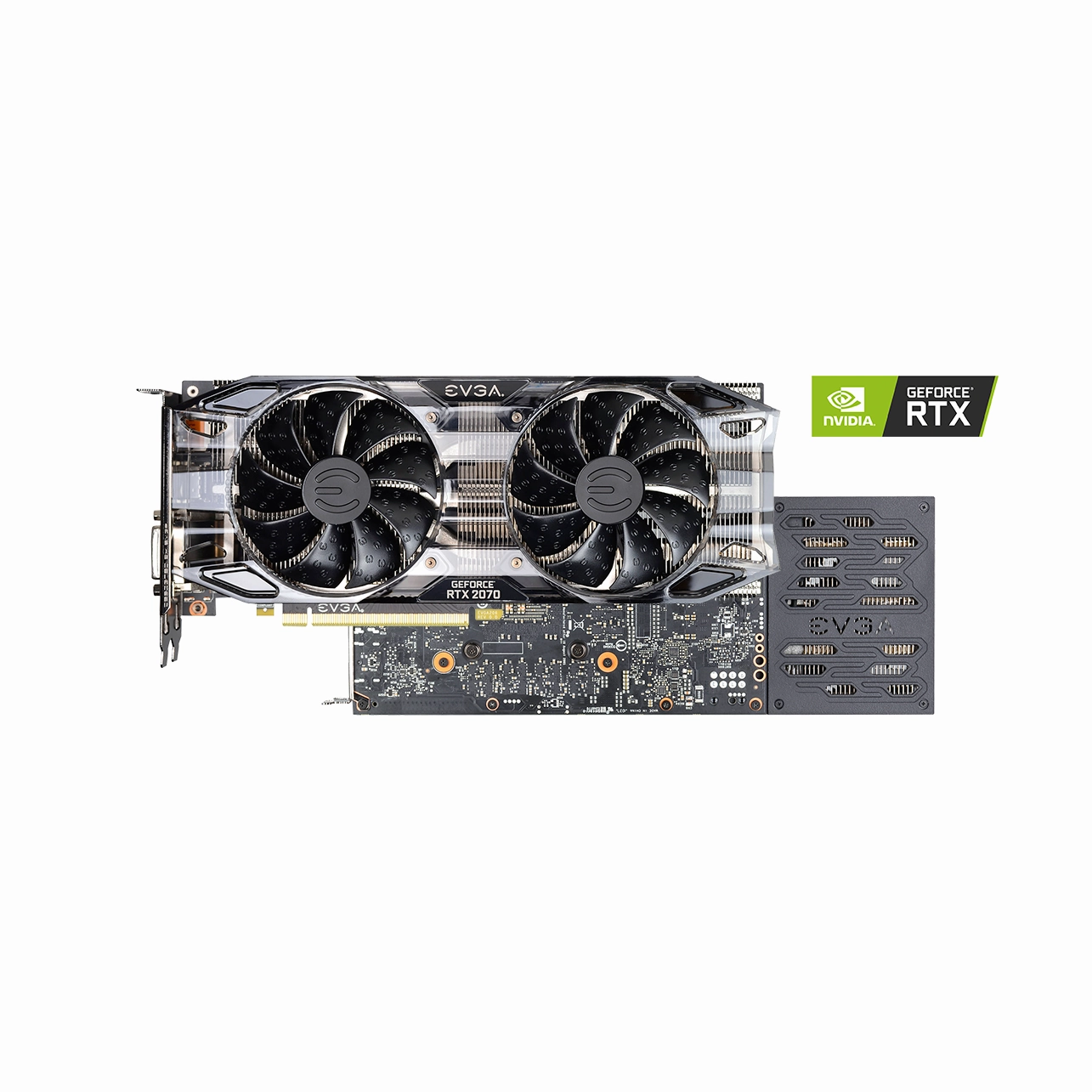 EVGA NVIDIA GeForce RTX 2070 8GB BLACK GAMING Turing Graphics Card