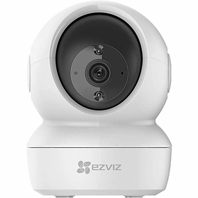 EZVIZ H6c Full HD Indoor Smart Home Security PTZ Camera Tracking 2MP Smart Night Vision, Auto Motion Tracking WiFi, Supports MicroSD Card -White xbox console, buy xbox series x, xbox accessories online
