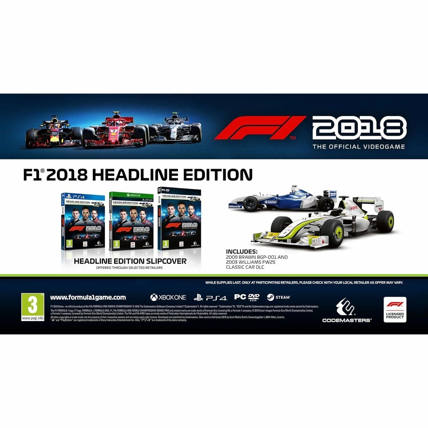 F1 2018 Headline Edition (Xbox One)