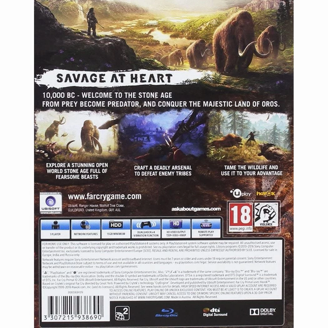 Far Cry Primal - Playstation 4 (PS4) Game