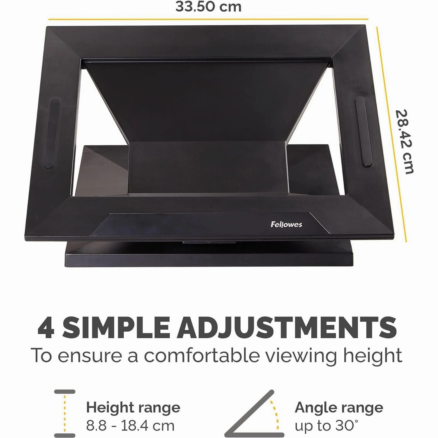 Fellowes Designer Suites Laptop Riser - Adjustable Ergonomic Stand for Laptops