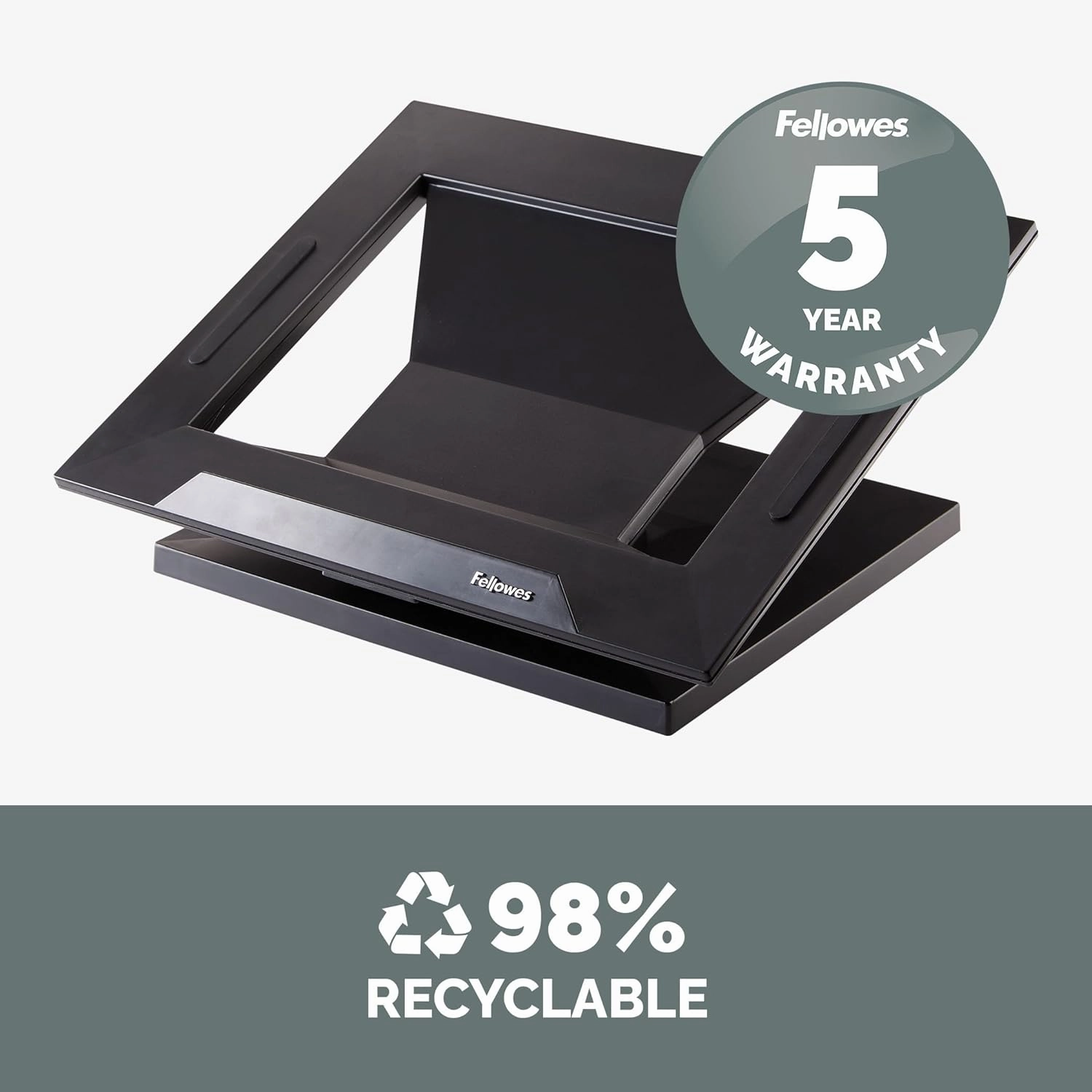 Fellowes Designer Suites Laptop Riser - Adjustable Ergonomic Stand for Laptops
