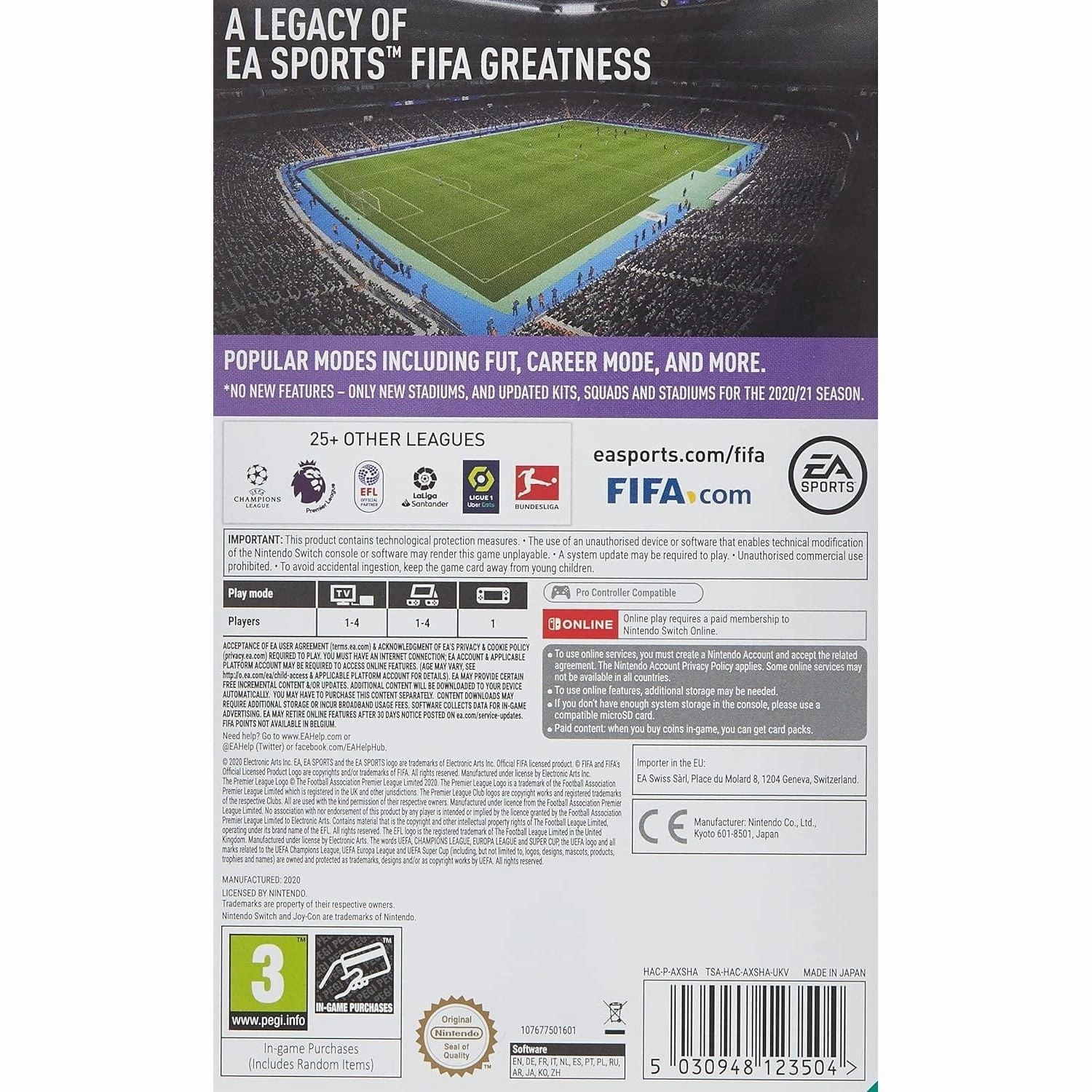FIFA 21 - Nintendo Switch