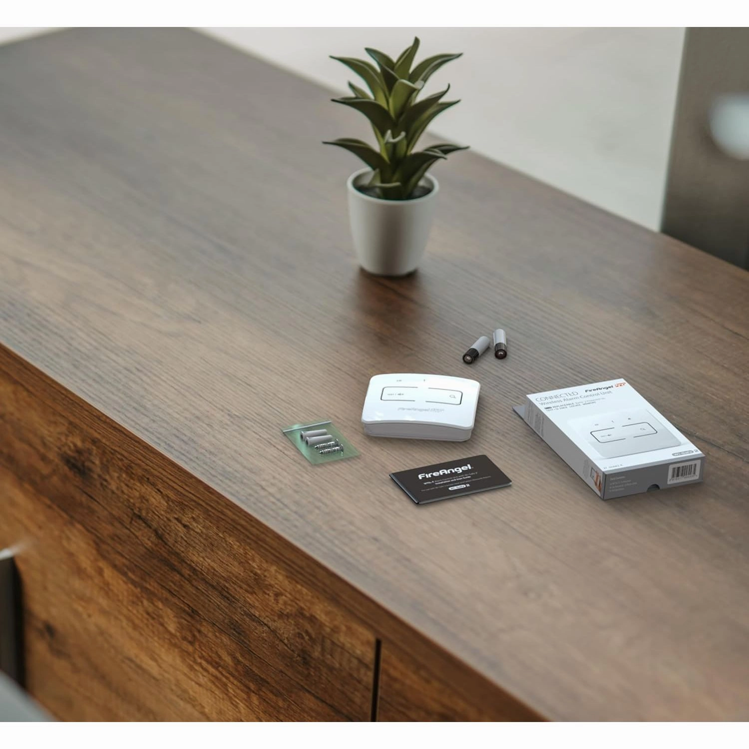 FireAngel Pro Connected Smart Alarm Control Unit, Wireless Interlink, Battery Powered, FP1014W2-R