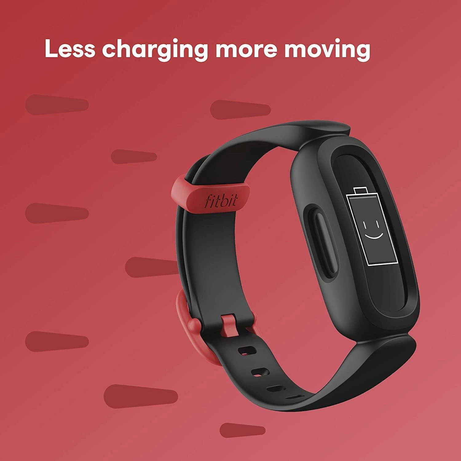 Fitbit Ace 3 Kids Activity Tracker - Black / Red