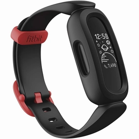 Fitbit Ace 3 Kids Activity Tracker - Black / Red nintendo switch oled, nintendo switch deals, joy-con accessories