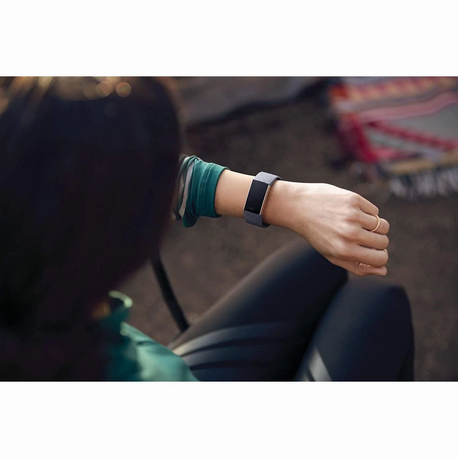 Fitbit Charge 3 Advanced Fitness Tracker with Heart Rate, Swim Tracking & 7 Day Battery - Rose-Gold/Grey, One Size