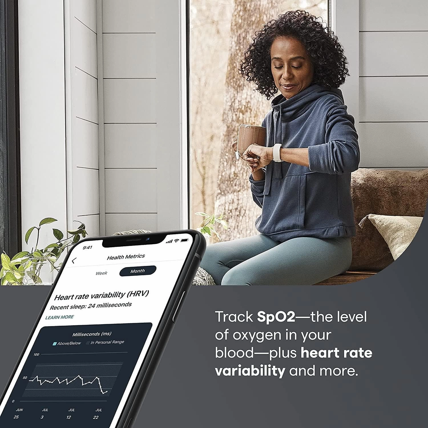 Fitbit Charge 5 Fitness Tracker - Graphite  Black