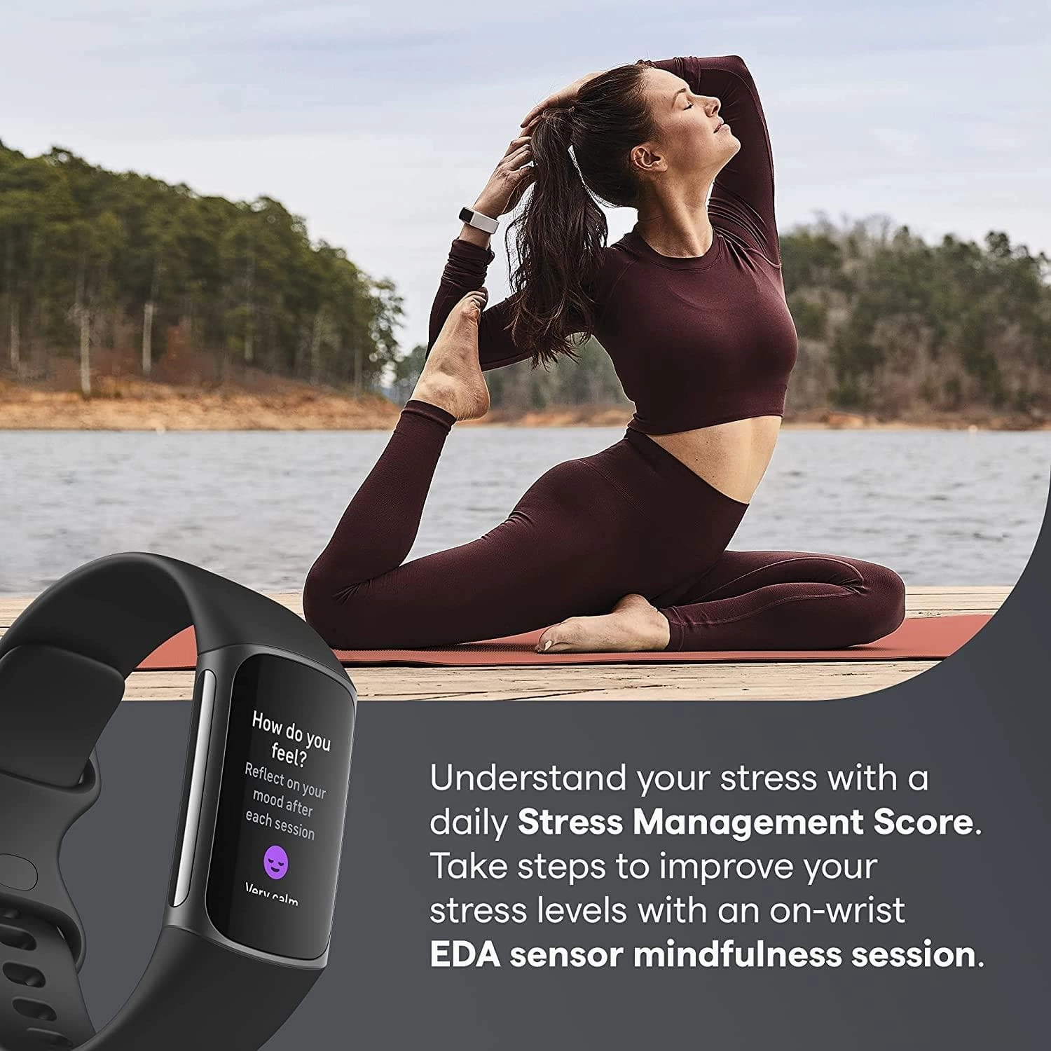 Fitbit Charge 5 Fitness Tracker - Graphite  Black