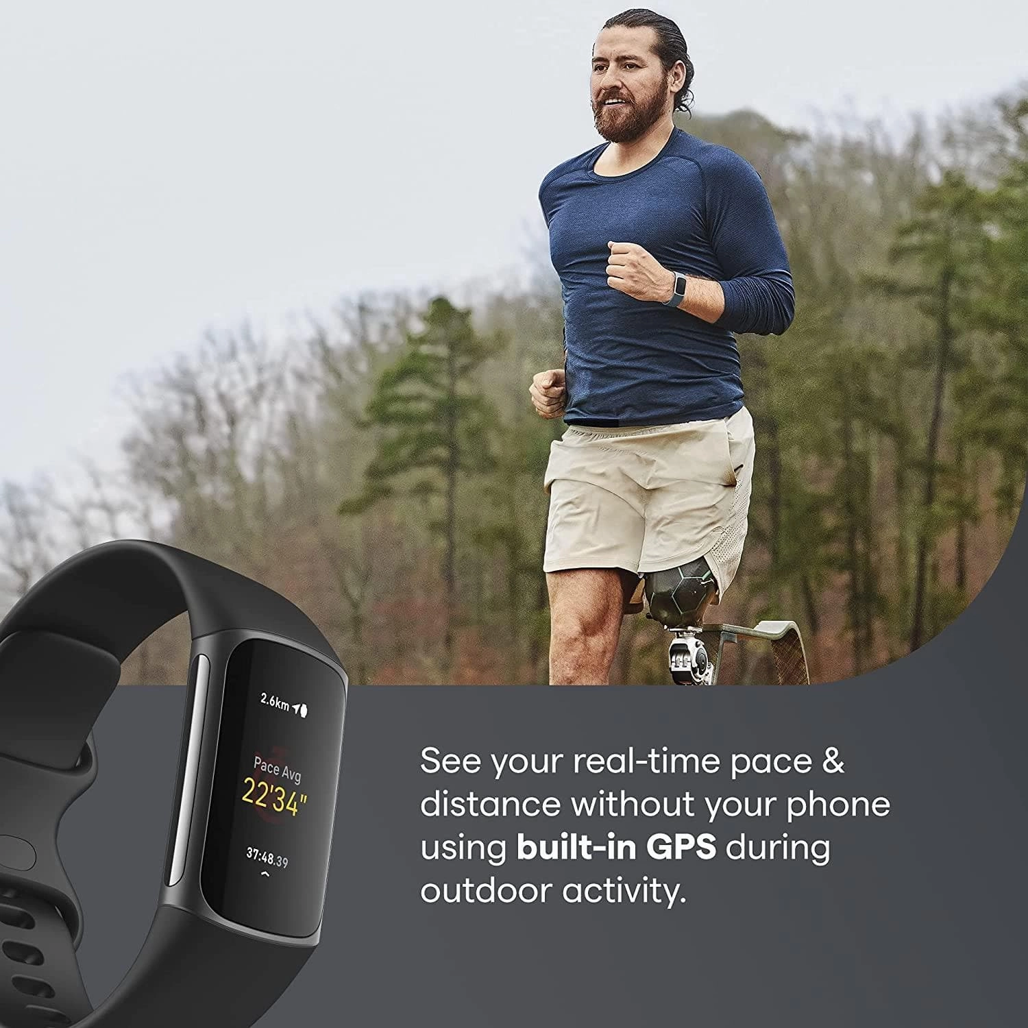 Fitbit Charge 5 Fitness Tracker - Graphite  Black