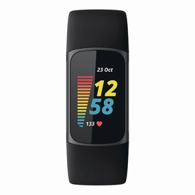 Fitbit Charge 5 Fitness Tracker - Graphite  Black nintendo switch oled, nintendo switch deals, joy-con accessories