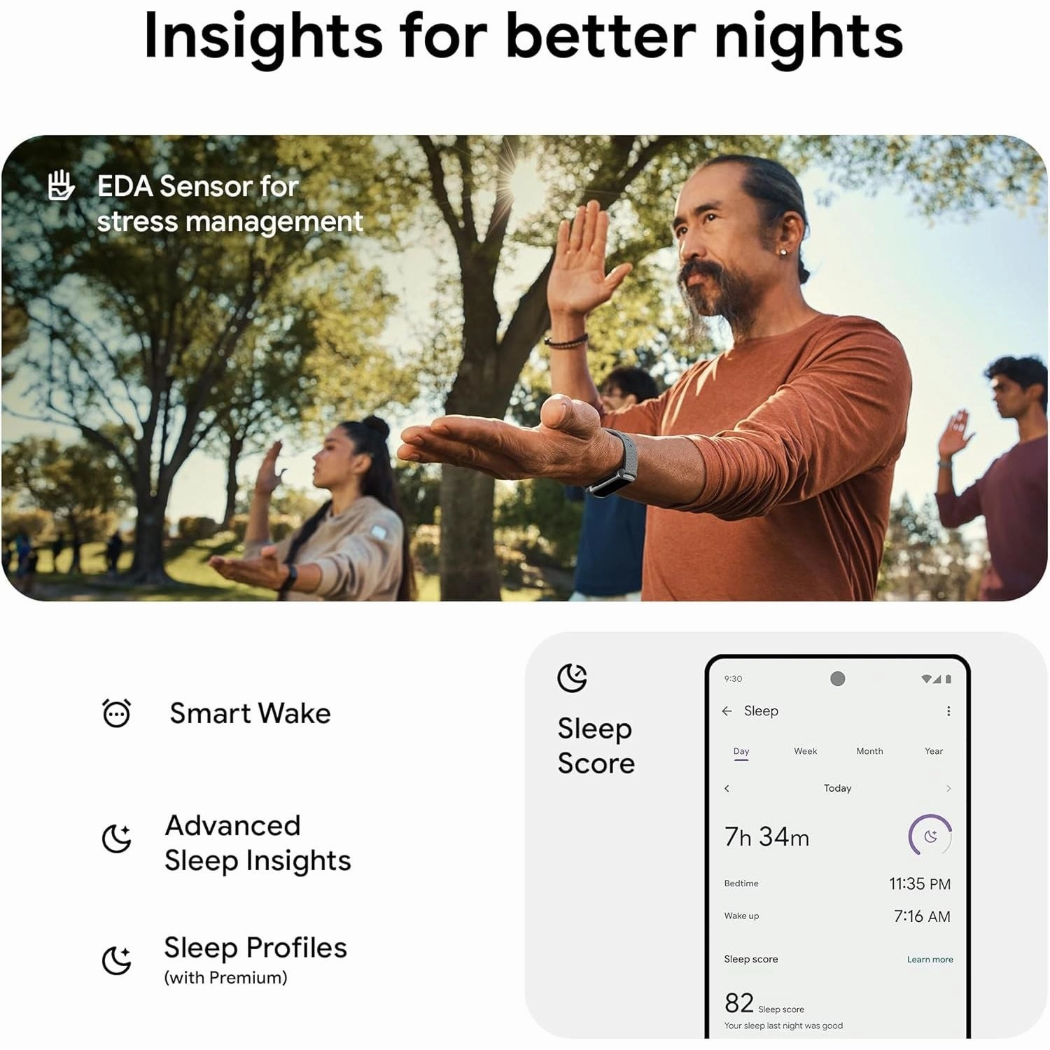 Fitbit Google Charge 6 Activity Tracker with 6-months Premium Membership Included, 7 days battery life and Google Wallet and Google Maps