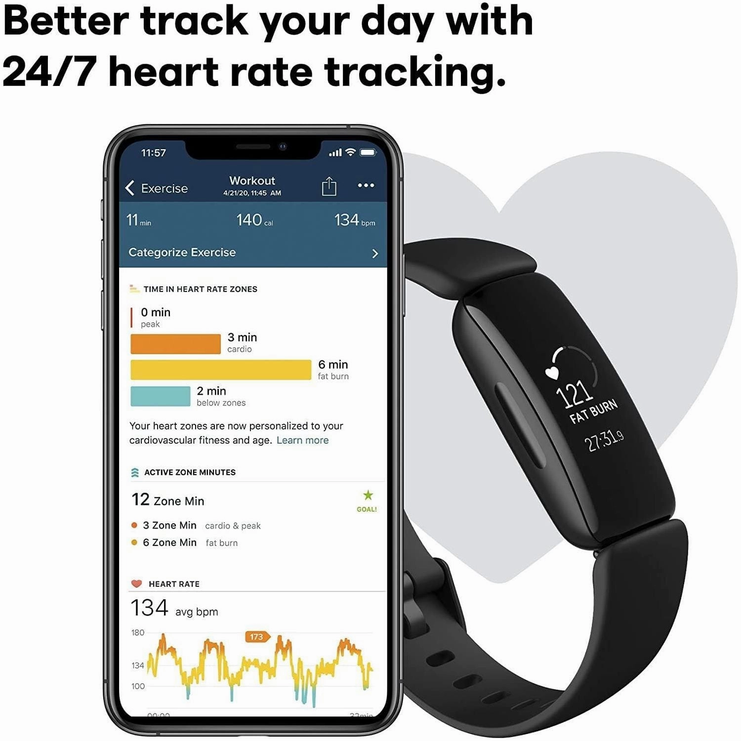 Fitbit Inspire 2 Smart Watch - Black